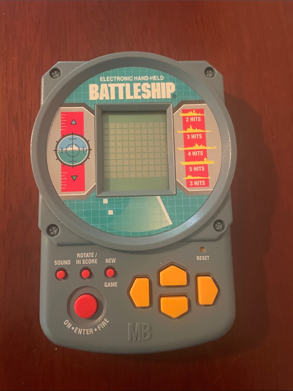Milton Bradley Electronic Hand Held Battleship Vtg 1995